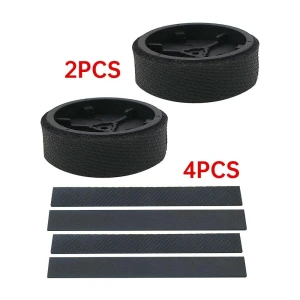 Wheels and Leather Tires Set, GOODLUCKK