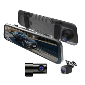 Streaming Media Recorder with Three Lenses — Dash Cam, Cars Auto Home