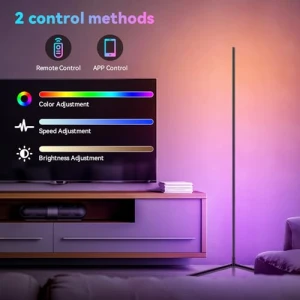 Smart Adjust RGB LED Corner Floor Lamp — LED Strip Lights, IOHFOI