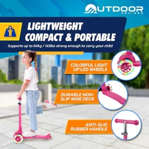 3-Wheel Kids Scooter, OutdoorCruiser