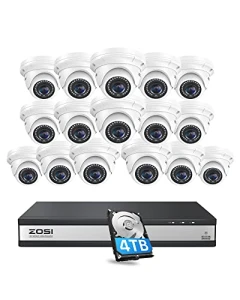 16 Channel 4K POE Security Camera System — Security Camera, ZOSI