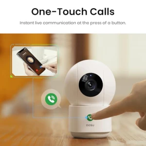 2K Security Camera Indoor — Security Camera, AOSU