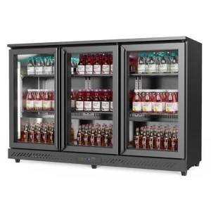 Commercial Back Bar Cooler with 3 Doors, ROVSUN