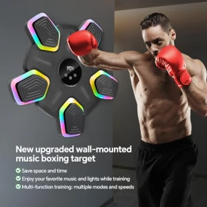 Music Boxing Machine with Parent-Child Gloves — Smart Boxing Trainer, SHGUMITE