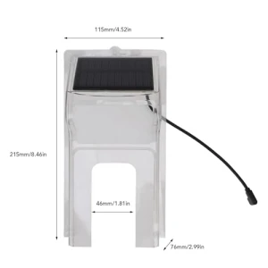 Transparent Solar Powered Doorbell Rain Cover