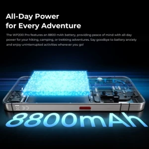 Rugged Phone with Detachable Earphone Smartwatch, OUKITEL