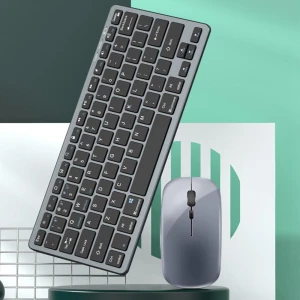 Silent Rechargeable Bluetooth Keyboard and Mouse Set — Bluetooth Keyboard, Computer boost