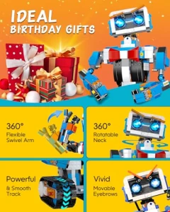 STEM Robot Toys Building Kits — Coding Robot, aukfa