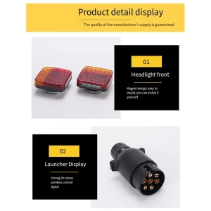 Wireless Magnetic Trailer Tail Light Kit, Generic
