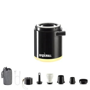 Portable Electric Air Pump with LED Light, GOALMART