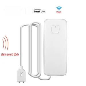 Smart WiFi Water Leak and Level Alarm with Sound Notification — Water Shut Off Valve, TopSky