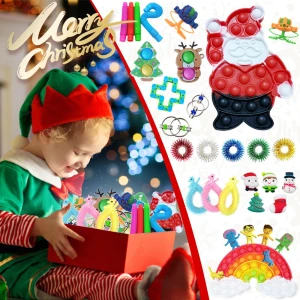Christmas Silicone Touch Decompression Desktop Puzzle Toy, Gloves