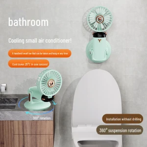 Compact Dual-Purpose Portable Fan with Charging and Connectivity, AI Supermarket