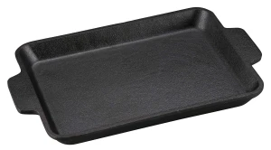 Iron Plate Cast Iron Grill Plate B5 Size with Kamado Smart Grill, CAPTAIN STAG