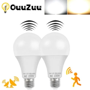 LED E27 Radar Motion Sensor Bulb, OuuZuu