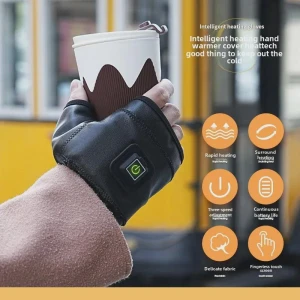 Smart Heated Half-Finger Gloves, StrideBox