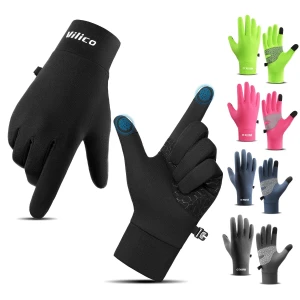 Unisex Winter Touchscreen Waterproof Gloves with Velvet Lining — Heated Gloves, All 4 Hair Care