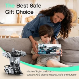 Transform Robot RC Cars with Flashing Light, KKM