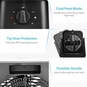 2 in 1 Fan and Heater Combo, TRUSTECH