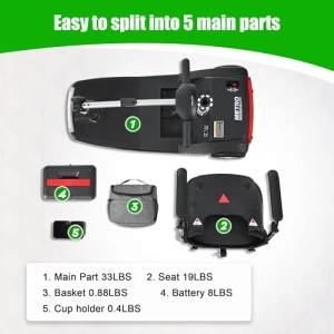 Folding Electric Scooter — Electric Scooter, WTRAVEL