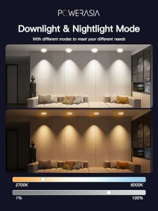 Smart LED Recessed Lighting, POWERASIA