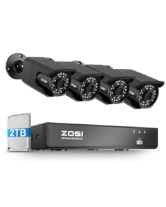 4K 8CH PoE Security Camera System, ZOSI