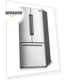 French Door Refrigerator with Built-in Ice Maker — Cooling Solutions, BLACK+DECKER