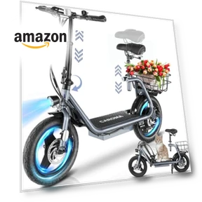 Peak 560W Electric Scooter with Seat — Push Scooters, Caroma