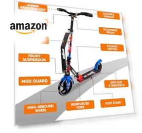 Renegade Kick Scooter — Push Scooters, Hurtle