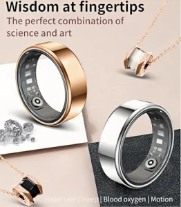 Stylish Fitness Tracker Ring with Heart Rate, Blood Oxygen, Blood Pressure, Sleep and Step Monitor — Fitness Tracker, Heraphus