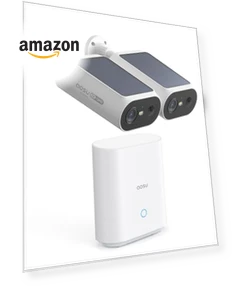 Solar Security Cameras Wireless Outdoor — Smart Home Security, AOSU