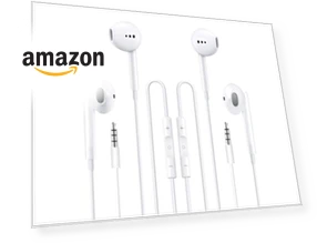 Wired Headphones Earbuds with Microphone — In-Ear Headphones, Feefuzz