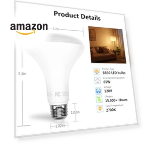 12 Pack BR30 LED Bulbs — LED, dalattin