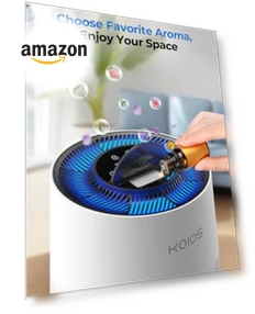 H13 True HEPA Air Purifier with Aromatherapy and Colorful Lights — Activated Carbon Air Purifiers, KOIOS