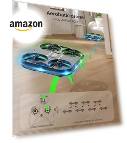 Mini Drone Helicopter with LED Lights — Drones, Syma
