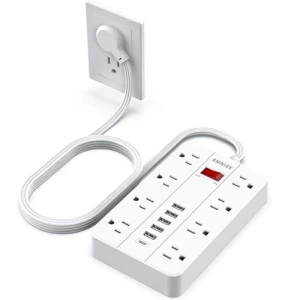 Power Strip with USB and Surge Protector, smnice