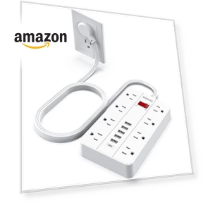 Power Strip with USB and Surge Protector — Power Solutions & Surge Protection, smnice