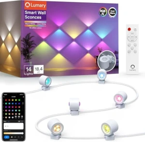 Smart Wall Sconces, Lumary