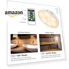 LED Closet Lights with Motion Sensor — Under-Cabinet Mounts, Lightbiz