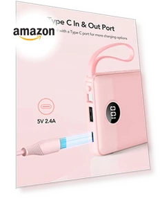 Portable Charger Power Bank — Chargers, VRURC