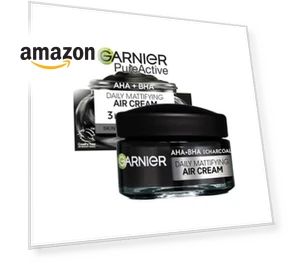 Pure Active Charcoal Air Mattifying Cream — Treatments & Masks, Garnier
