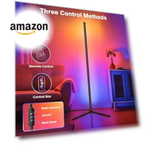 RGB Corner Floor Lamp — Standing Lights, RIYO