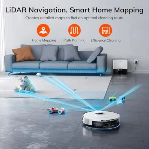 Robot Vacuum and Mop with Self Emptying Station, ILIFE