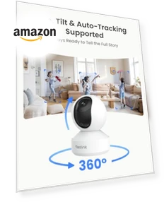 Smart 4K UHD Pan & Tilt Indoor Security Camera — Smart Home Security, Reolink