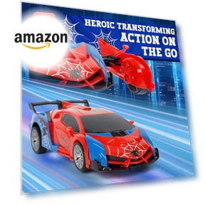 Transforming Robot Toy Car — Interactive Figures & Robots, Gezolligheid