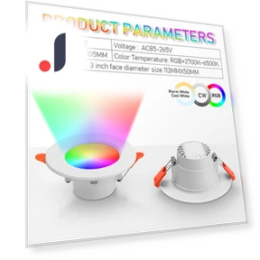 RGB LED Downlight — Spotlights, Wrigleys