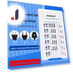 Smart Charger for Two Batteries — Chargers, Doublepow Battery