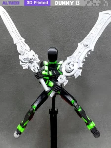 T13 Action Figure with Multiple Accessories, altuco