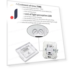 Adjustable Square PIR Wall Sensor Panel — Motion Sensors, TrendVibeCN