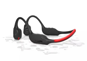 Bone Conduction Bluetooth Wireless Earphones with LED Safety Light Headset, MIYAKO DENKI